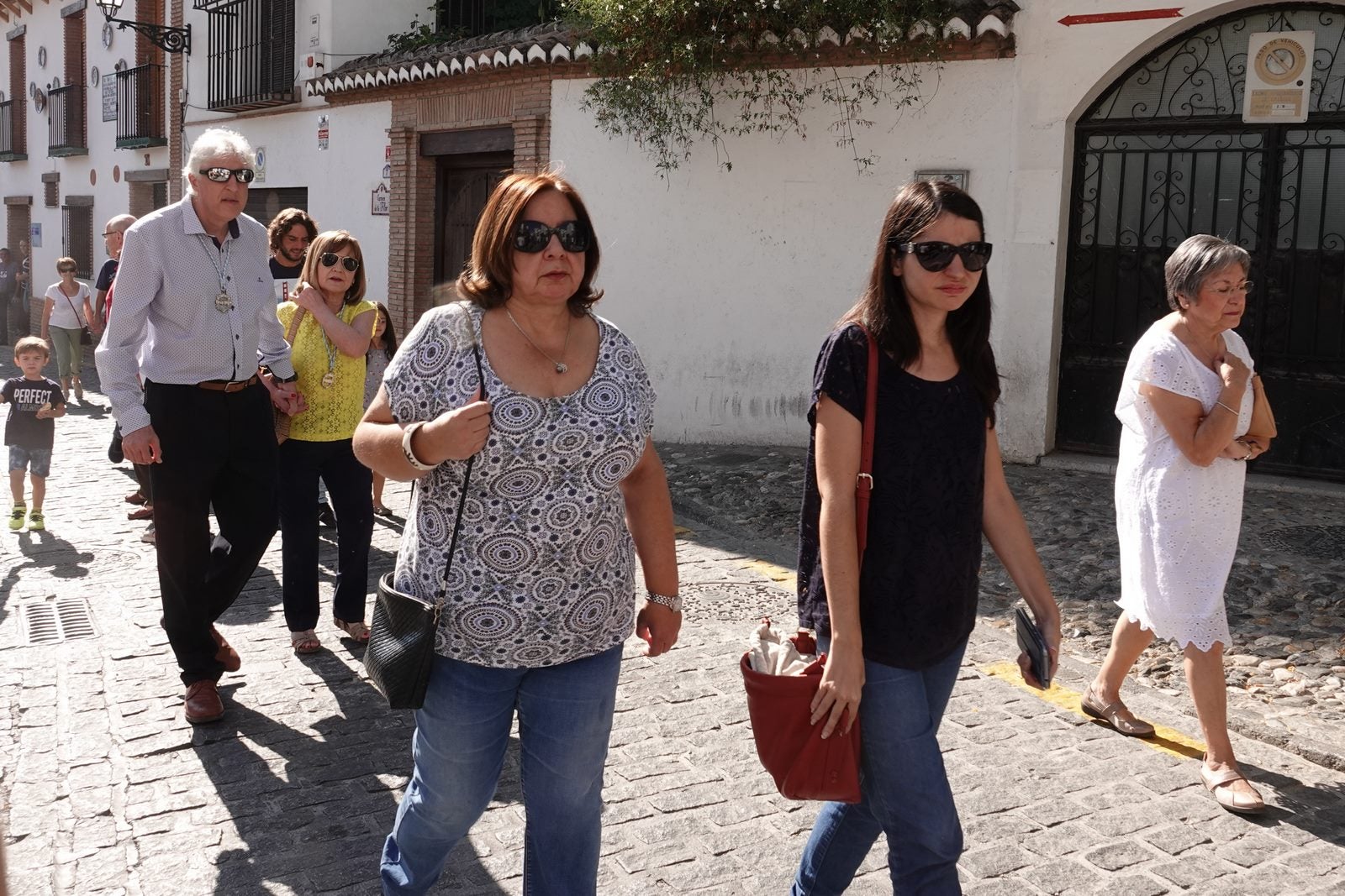 Romería desde la Iglesia del Salvador hacia el Cerro de San Miguel