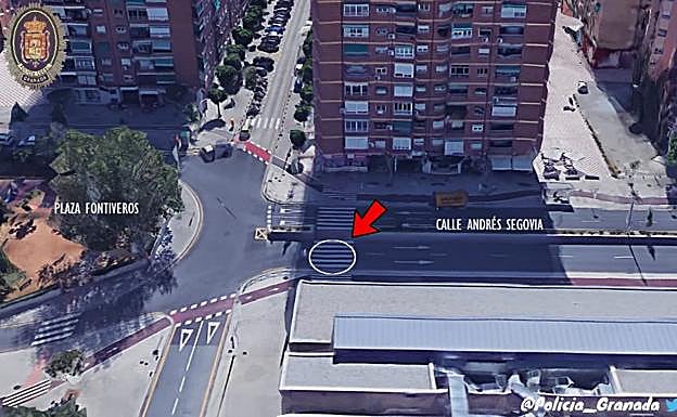 Descripción del lugar donde se produjo el atropello.