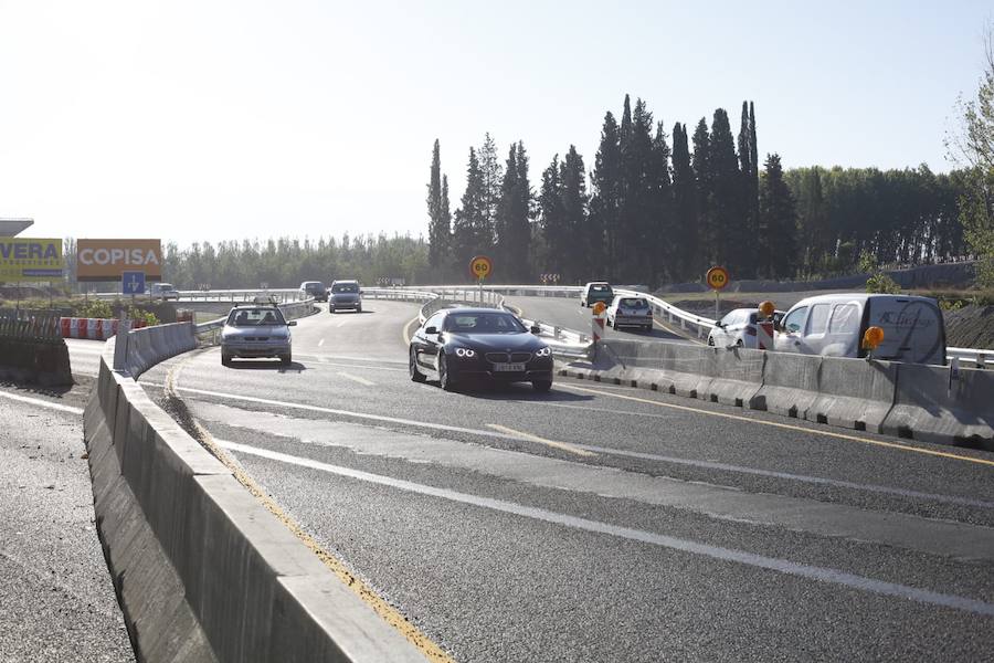 Se ha habilitado un gran desvío en la A-92G con dos carriles en cada sentido 