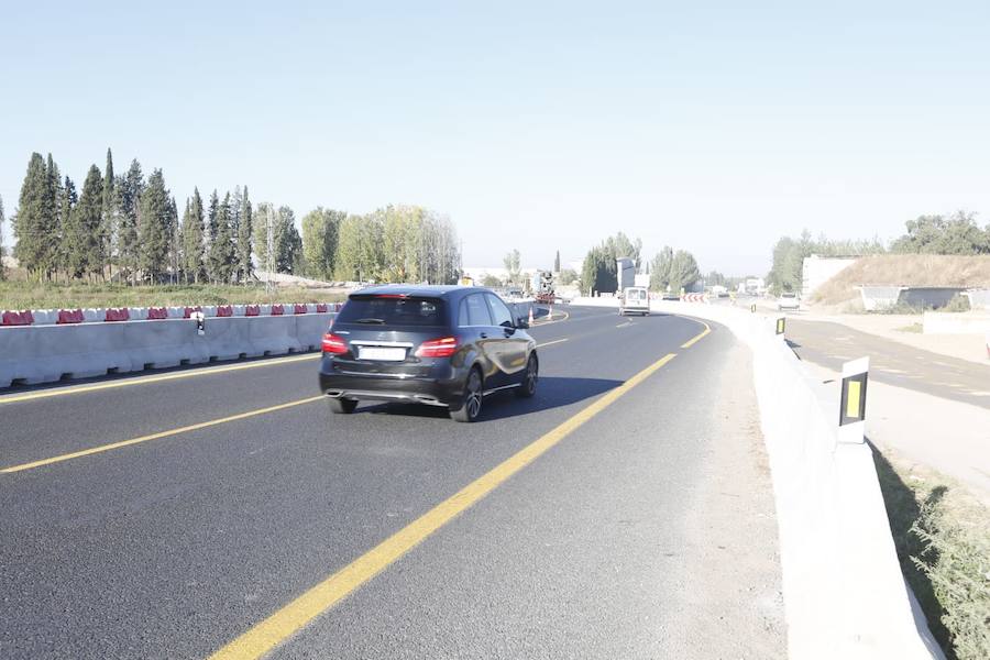 Se ha habilitado un gran desvío en la A-92G con dos carriles en cada sentido 