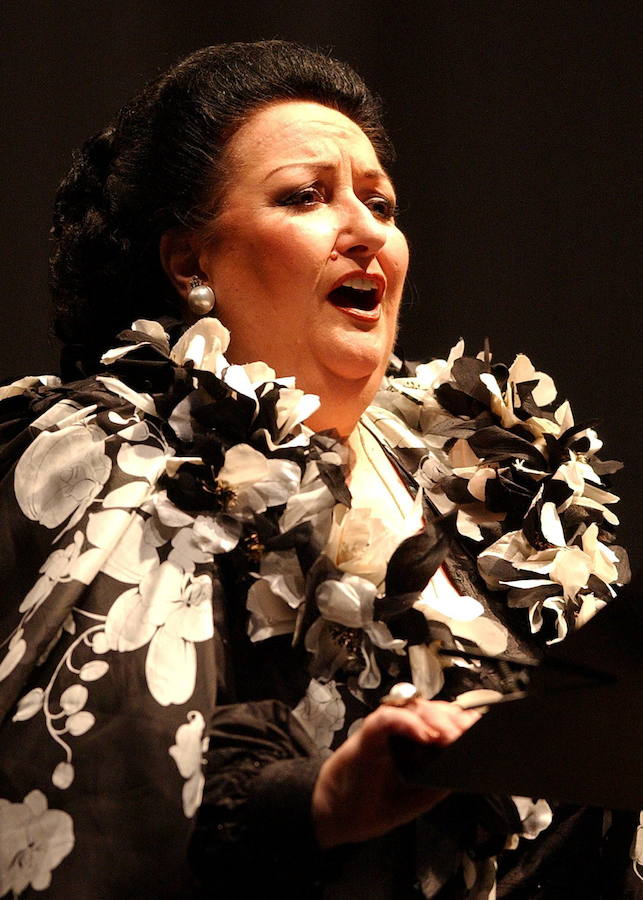 Caballé, en una de sus actuaciones. 