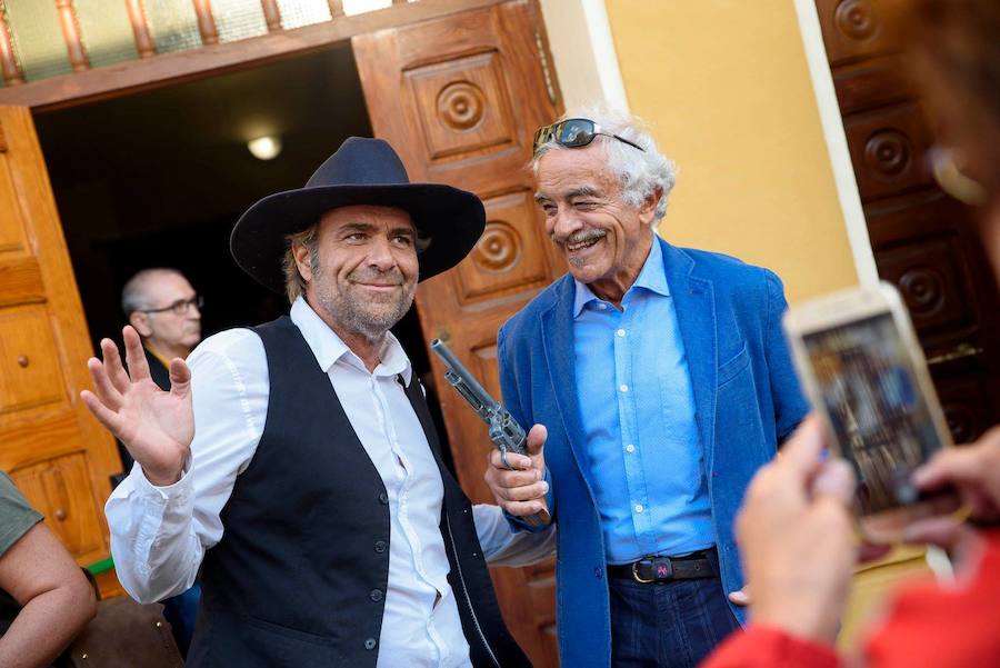 Durante la gala el actor italiano Sal Borgese recibió con gran emoción el premio 'Tabernas de Cine'