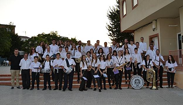 Integrantes de la Banda Municipal de Freila y Cuevas del Campo.