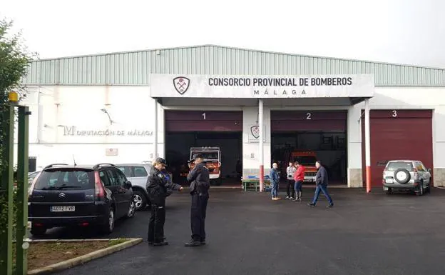 Fachada del Consorcio Provincial de Bomberos de Málaga.