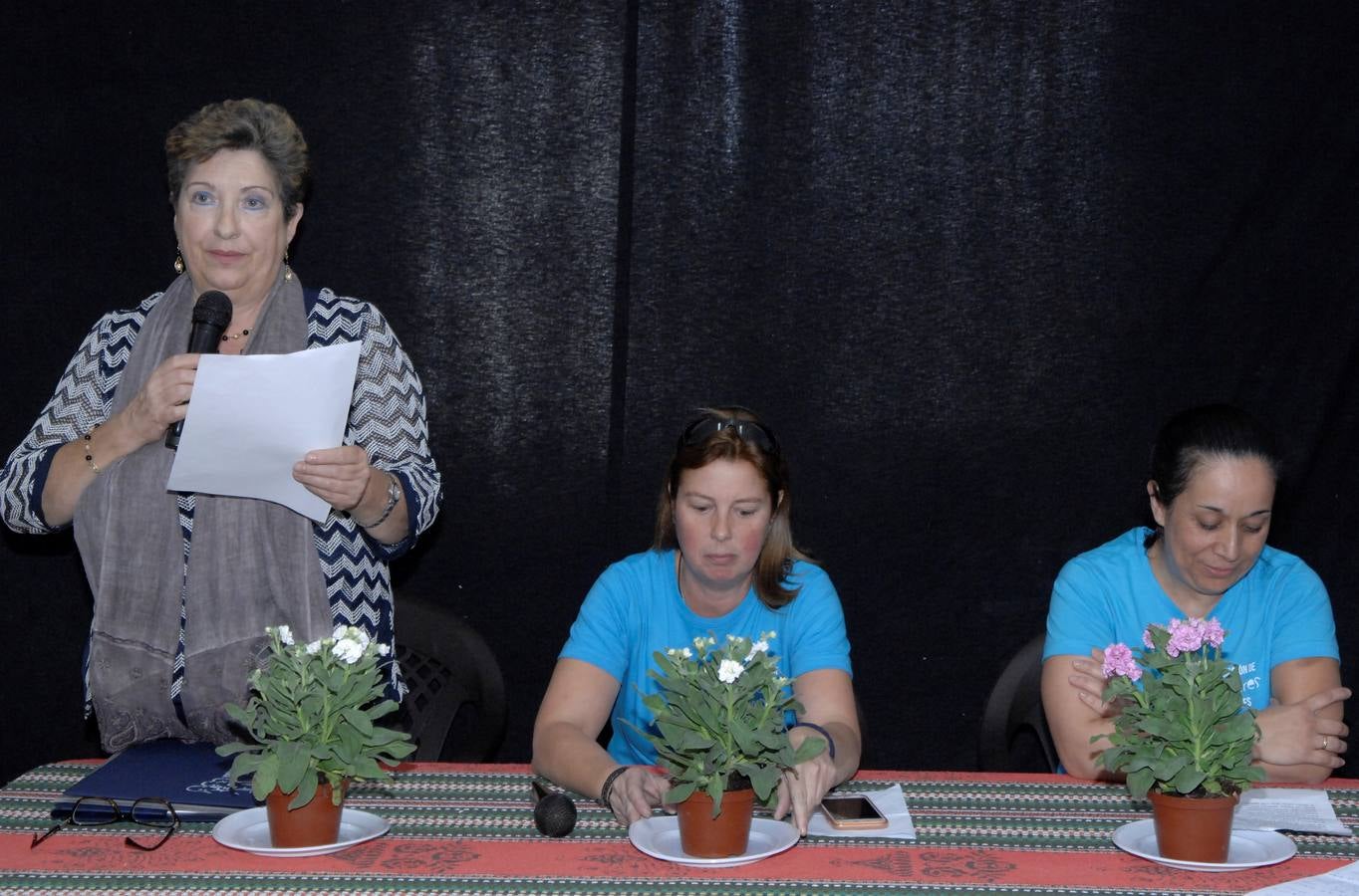 250 mujeres pertenecientes a 35 asociaciones alpujarreñas se han dado cita en Juviles para conocer los encantos del pueblo, asistir a charlas, al teatro y el cante y participar en varios talleres