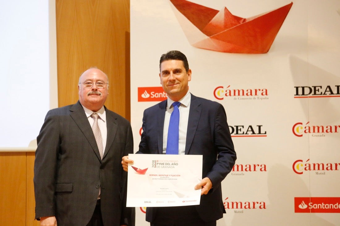 La Cámara de Comercio concede también tres accésit a las empresas Feysol Nature, Berner Montaje y Fijación y Greening Ingeniería Civil y Ambiental