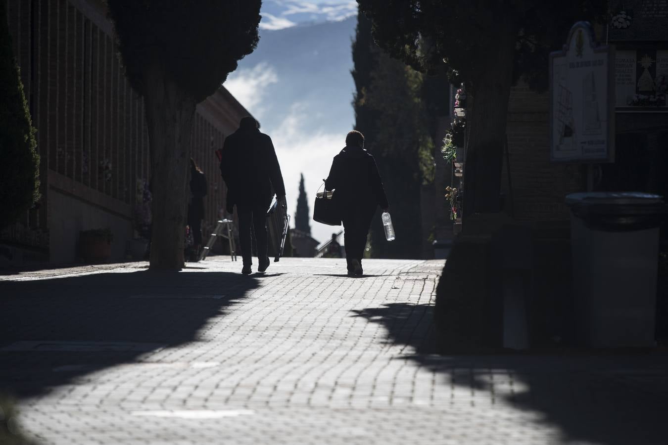 Centenares de familias cumplen con la tradición y llevan flores a sus parientes y allegados