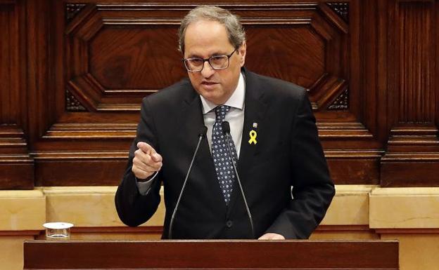 El presidente de la Generalitat, Quim Torra.