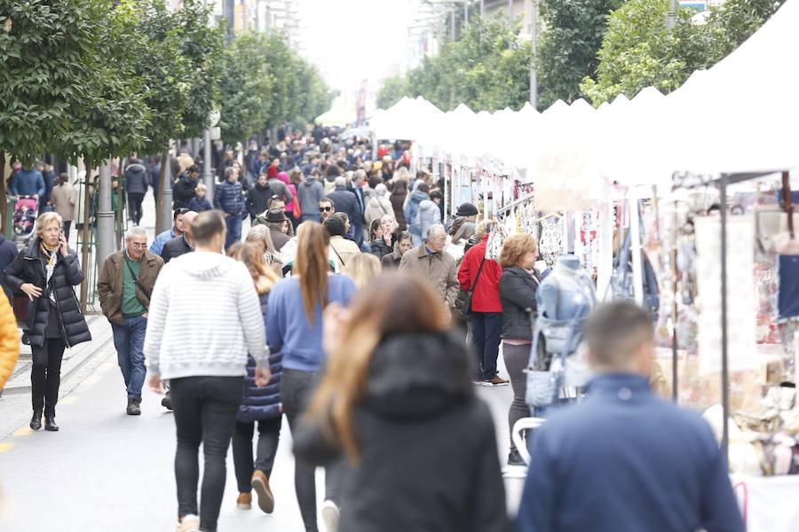 La calle Recogidas se llena de patines y patinetes, bicicletas de todo tipo, coches de bebés y sillas de ruedas en una jornada para fomentar el transporte público y la movilidad sostenible