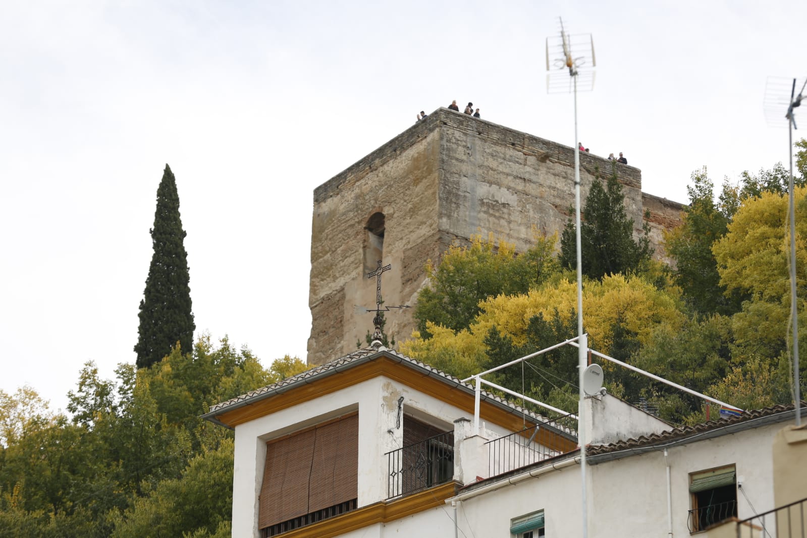 La capital luce por sus calles la estampa clásica del otoño que amarillea sus árboles