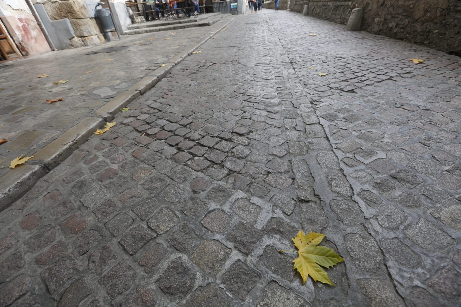 La capital luce por sus calles la estampa clásica del otoño que amarillea sus árboles