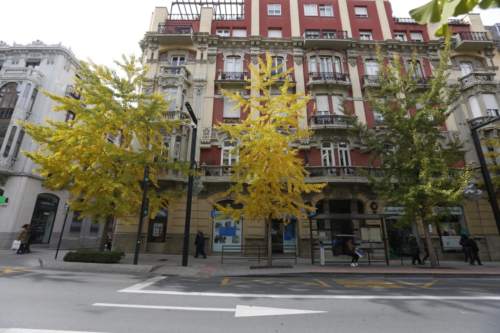 La capital luce por sus calles la estampa clásica del otoño que amarillea sus árboles