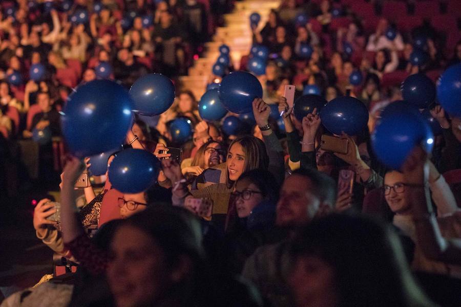 El gallego arrastró a una importante legión de fans hasta el Palacio de Congresos de la capital 