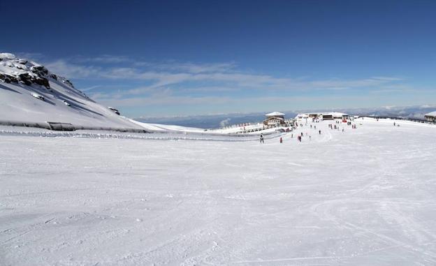 Imagen. Así lució Sierra Nevada en su primer día de temporada,