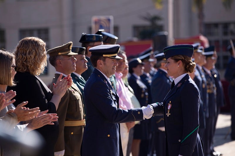 Celebración del día de la Virgen de Loreto en la plaza de la Coronación. 