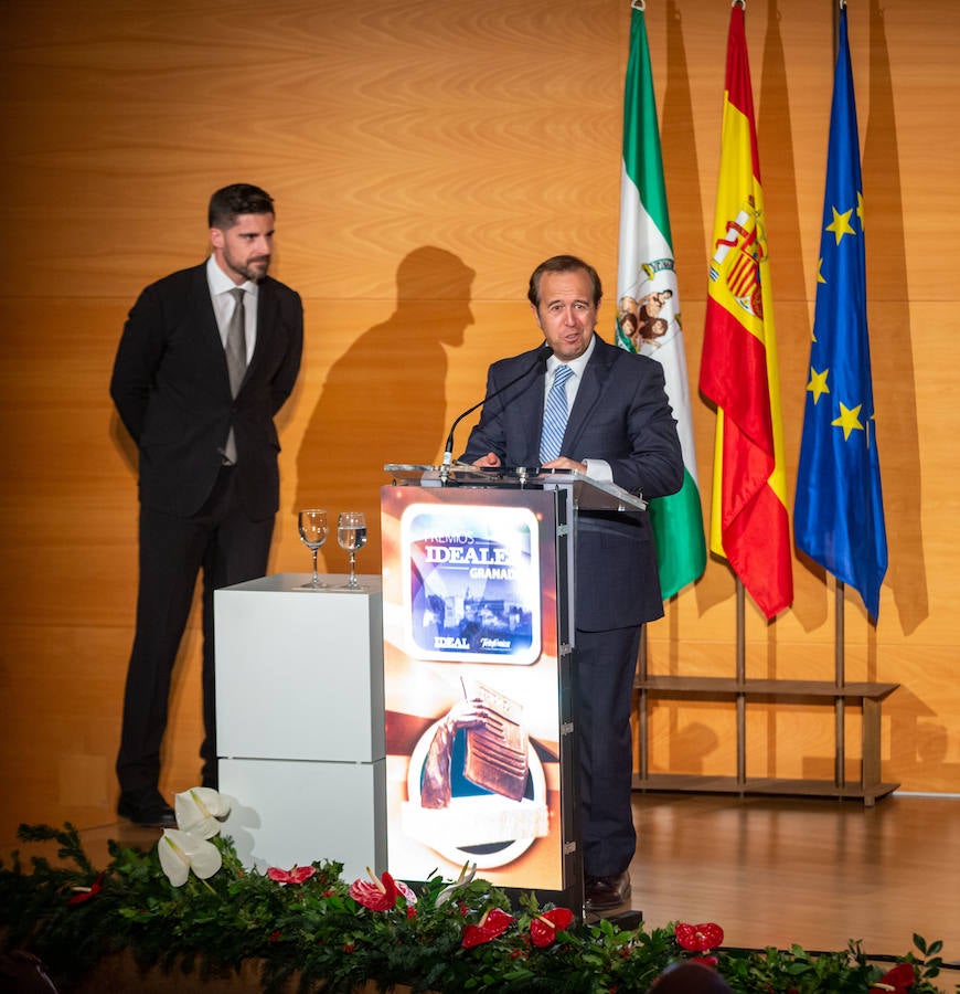 Buen ambiente durante la gala a los mejores granadinos del año 2018