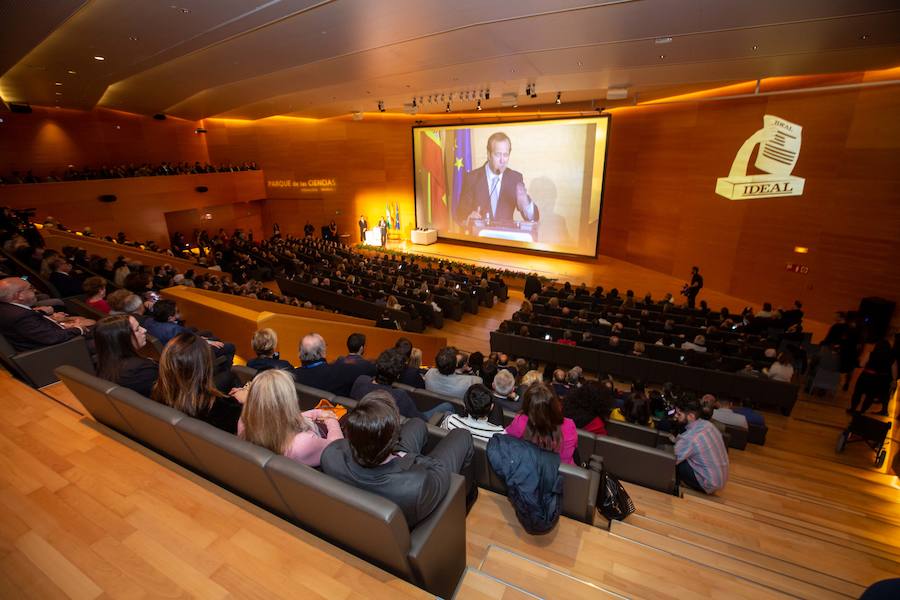 Buen ambiente durante la gala a los mejores granadinos del año 2018