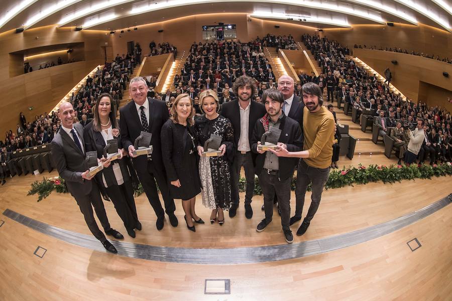 Buen ambiente durante la gala a los mejores granadinos del año 2018
