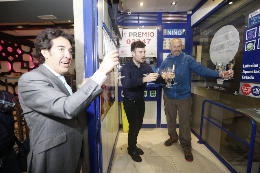 El primer premio, el tercero, uncuarto y algunos quintos, han dejado dinero en la provincia granadina