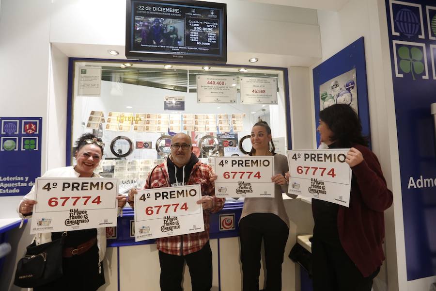 La administración de calle Arabial ha vendido dos décimos del cuarto premio