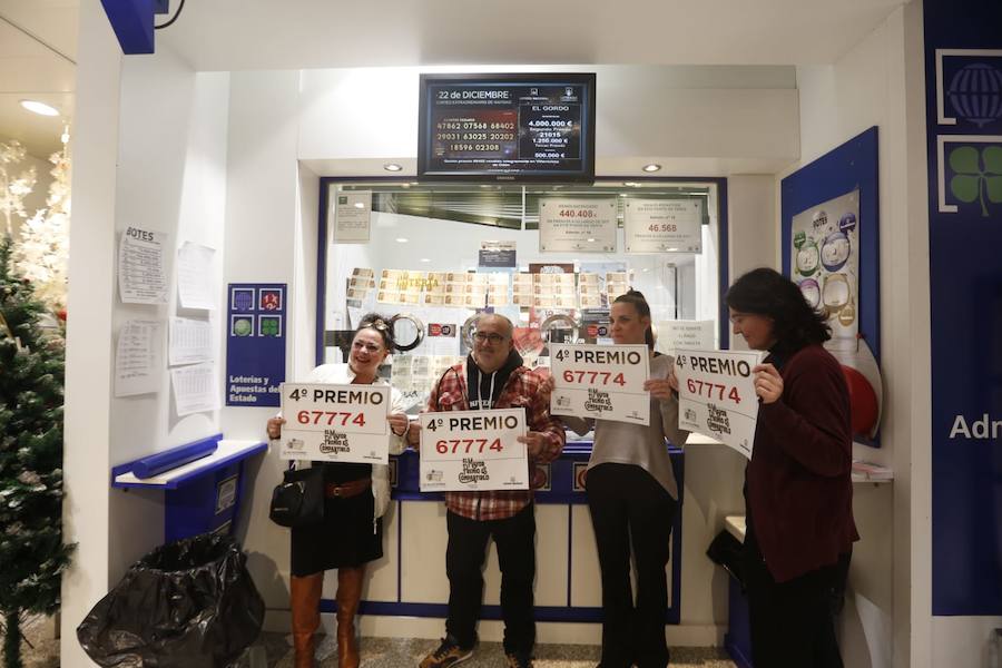 La administración de calle Arabial ha vendido dos décimos del cuarto premio