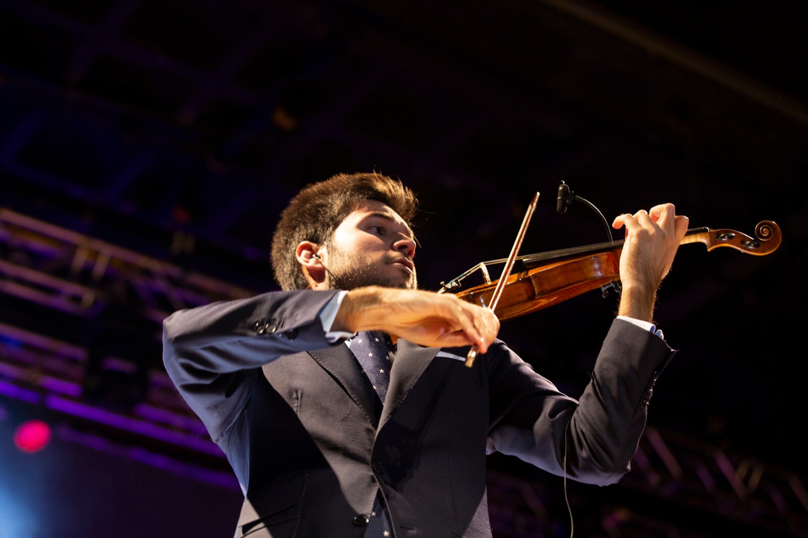 Así fue la actuación del violinista en Granada