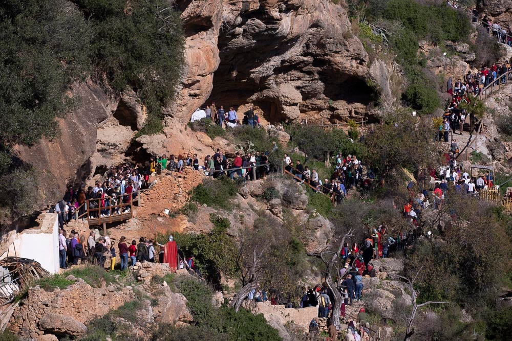 El anejo motrileño de Tablones ha vuelto a organizar su exitoso Belén Viviente, que el municipio 'utiliza' como reclamo turístico