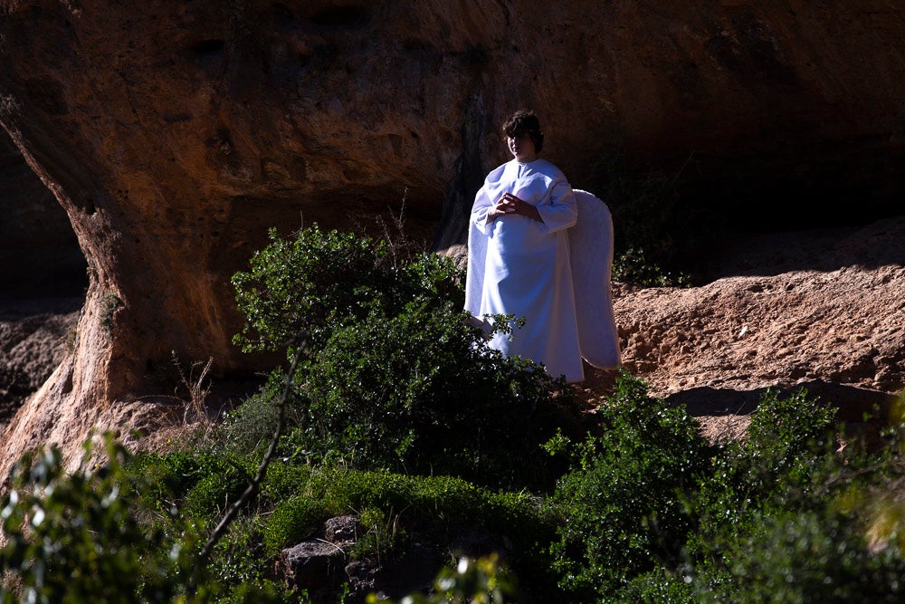 El anejo motrileño de Tablones ha vuelto a organizar su exitoso Belén Viviente, que el municipio 'utiliza' como reclamo turístico