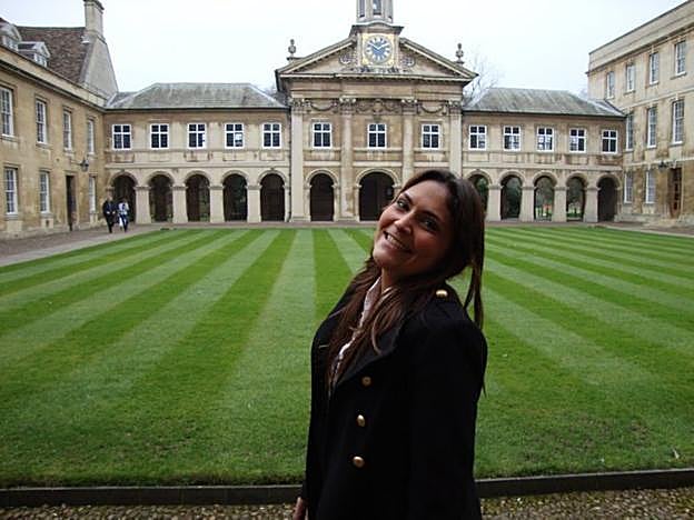 Inés Ruiz, durante su etapa universitaria en Cambridge. 