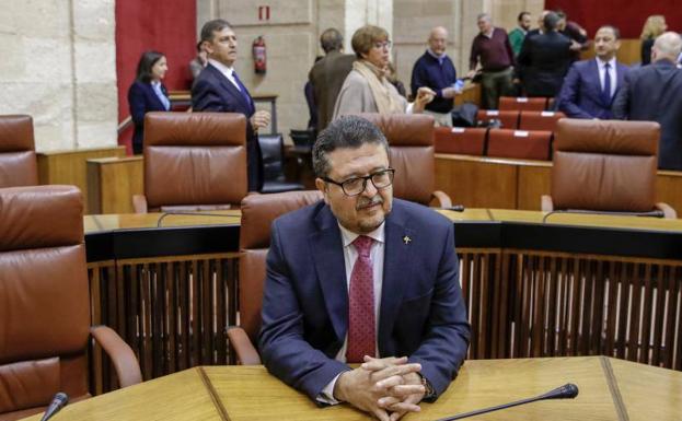 Francisco Serrano, hoy en el Parlamento