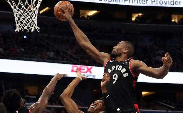 Ibaka, durante el partido. 