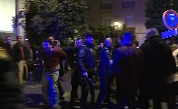 Así fue la detención del conductor que circuló en dirección contraria por el centro de Granada