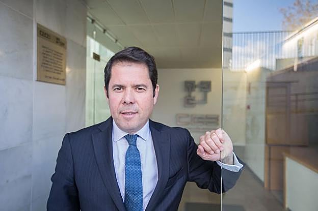 Gerardo Cuerva, en la sede de la CGE.