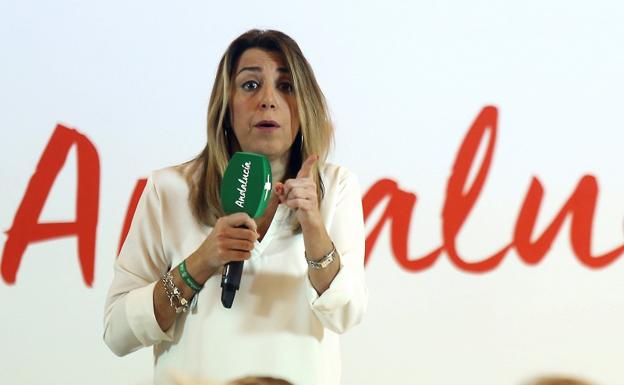 Susana Díaz anuncia que pretende repetir como candidata cuando haya nuevas elecciones