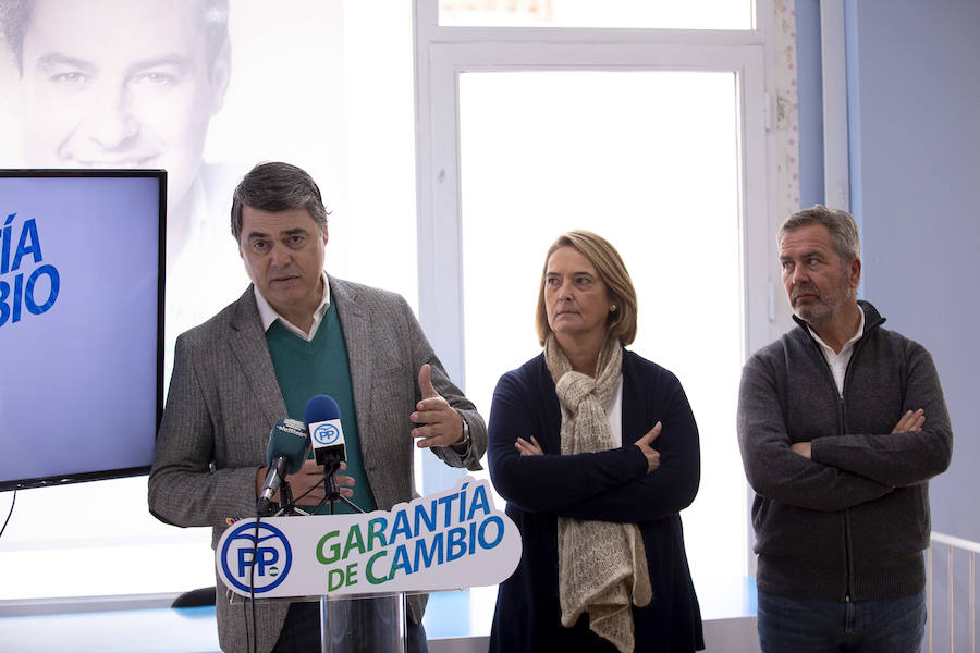 Carlos Rojas, Luisa García Chamorro y José García Fuentes, esta mañana en rueda de prensa. 