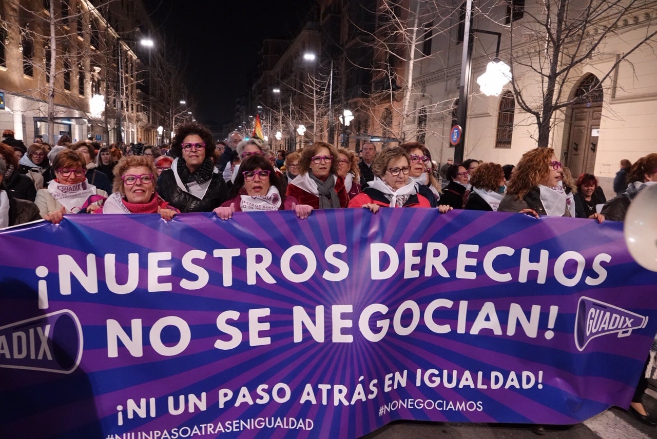 Gran Vía está cortada por la concentración, que irá en manifestación hasta plaza del Carmen