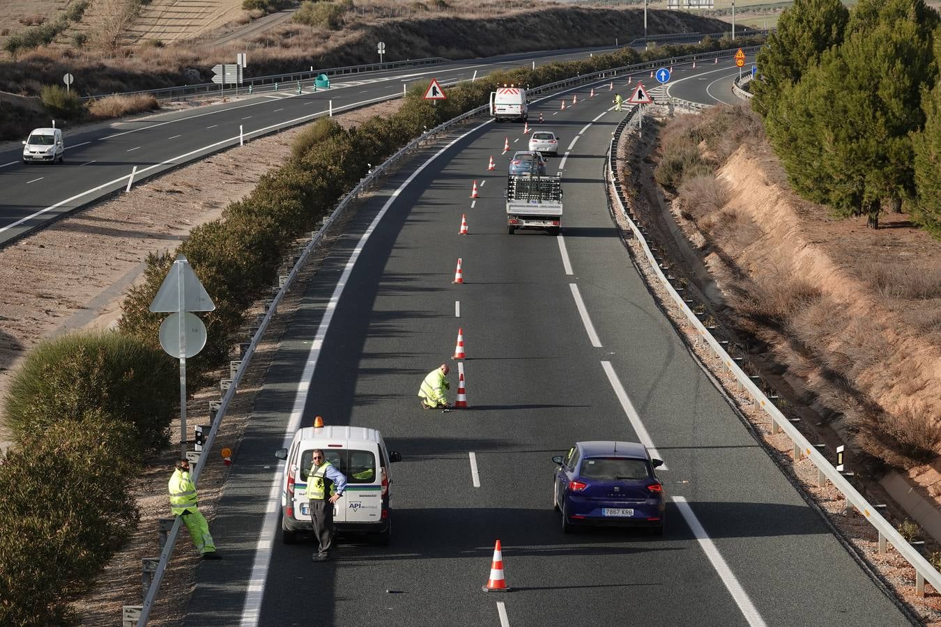 Este tramo de la Autovía de la Costa registra una densidad media de 27.379 vehículos diarios