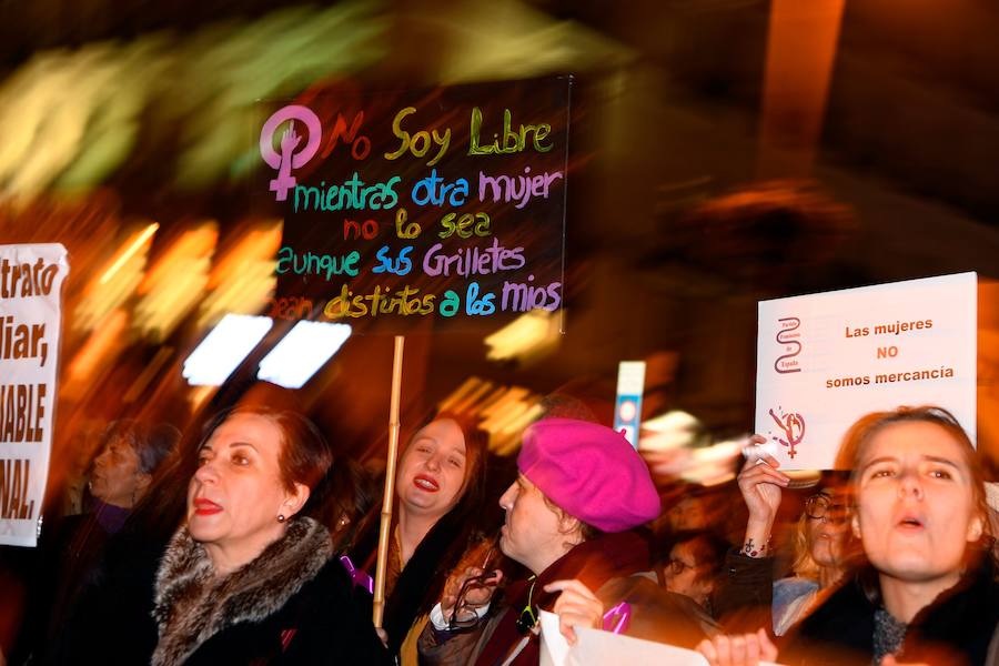 Ha sido el ensayo general de la movilización del 8 de marzo, Día Internacional de la Mujer, cuando por convocatoria de los sindicatos habrá una huelga feminista