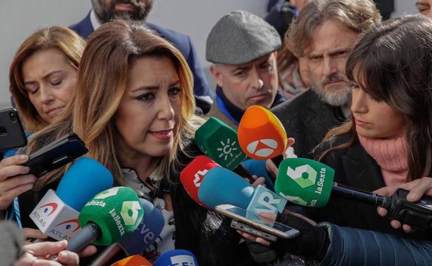 Susana Díaz: «El PSOE sabe que tenemos la responsabilidad de frenar a la extrema derecha»