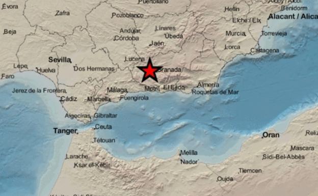 Terremoto en Granada de 2.5 grados: sentido en varias localidades