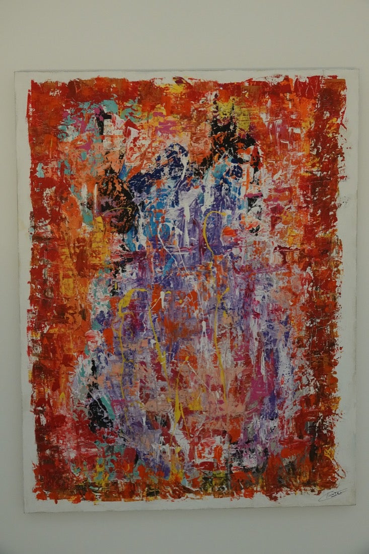 La Biblioteca de Andalucía acoge la exposición 'Palabras más allá del liezo', en la que tres pintores interpretan los textos de trece poetas andaluces de reconocido prestigio