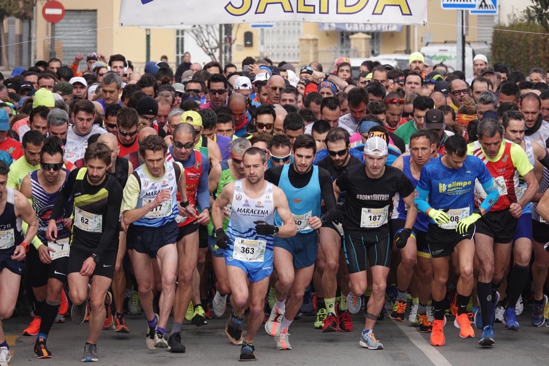 Un recorrido de 7 kilómetros en la categoría absoluta que transcurrió entre secaderos. Este año volvió a haber una categoría para senderistas de 5 kilómetros.