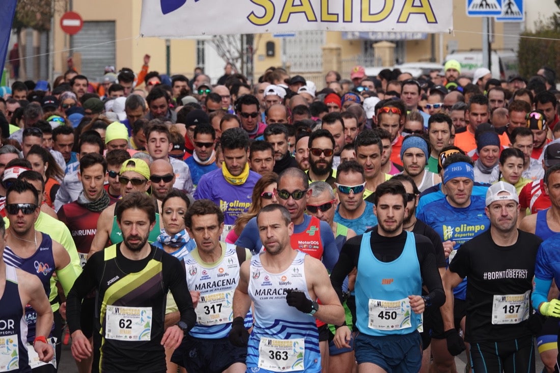 Un recorrido de 7 kilómetros en la categoría absoluta que transcurrió entre secaderos. Este año volvió a haber una categoría para senderistas de 5 kilómetros.