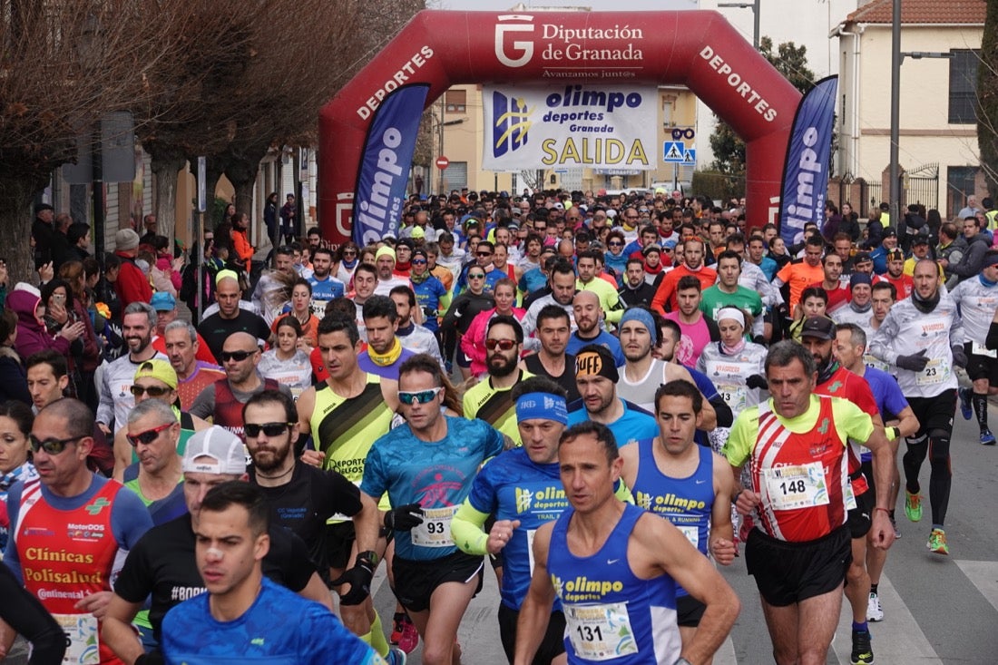 Un recorrido de 7 kilómetros en la categoría absoluta que transcurrió entre secaderos. Este año volvió a haber una categoría para senderistas de 5 kilómetros.