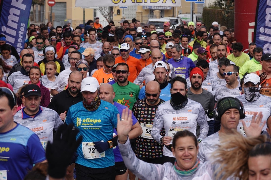 Un recorrido de 7 kilómetros en la categoría absoluta que transcurrió entre secaderos. Este año volvió a haber una categoría para senderistas de 5 kilómetros.