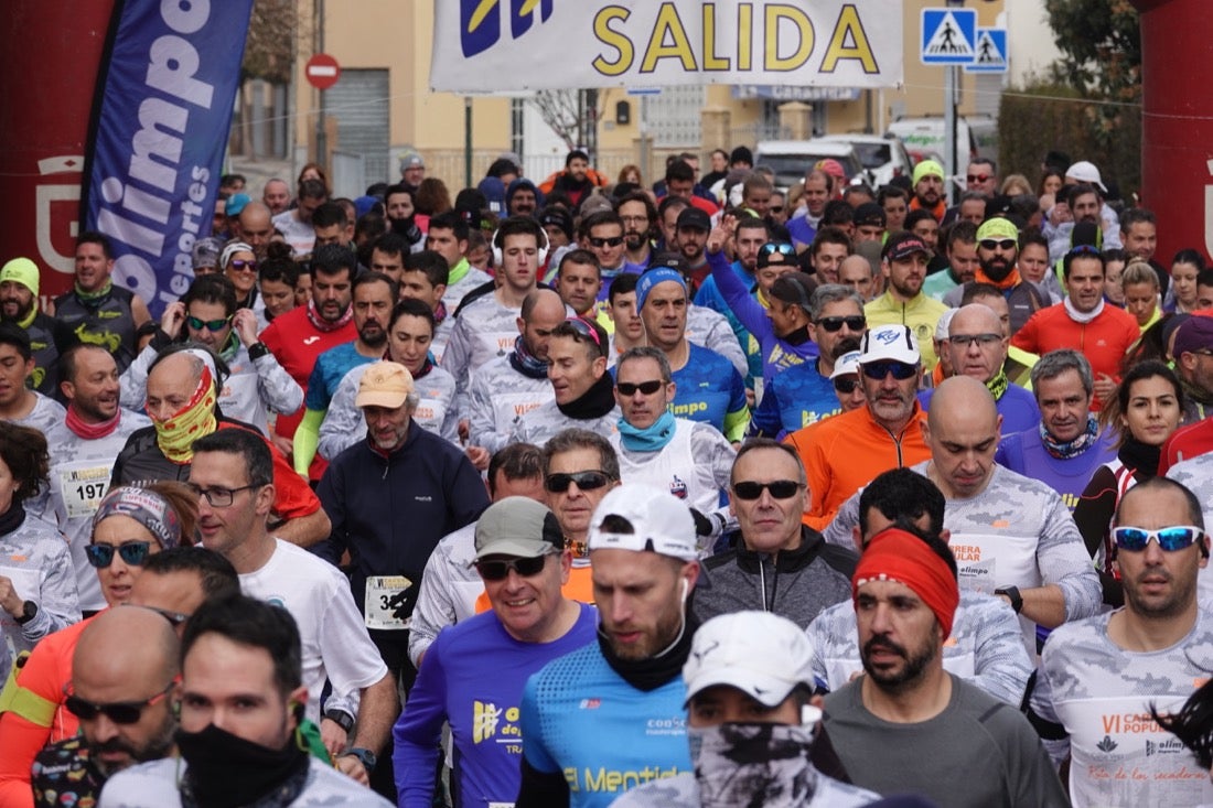 Un recorrido de 7 kilómetros en la categoría absoluta que transcurrió entre secaderos. Este año volvió a haber una categoría para senderistas de 5 kilómetros.