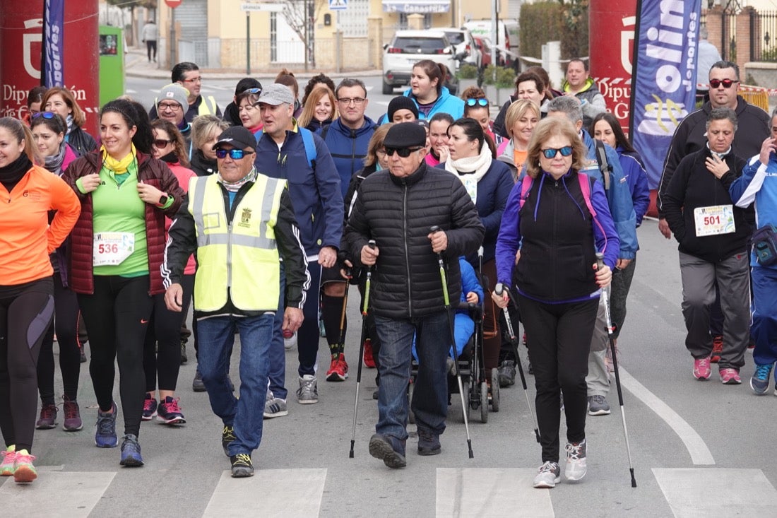 Un recorrido de 7 kilómetros en la categoría absoluta que transcurrió entre secaderos. Este año volvió a haber una categoría para senderistas de 5 kilómetros.