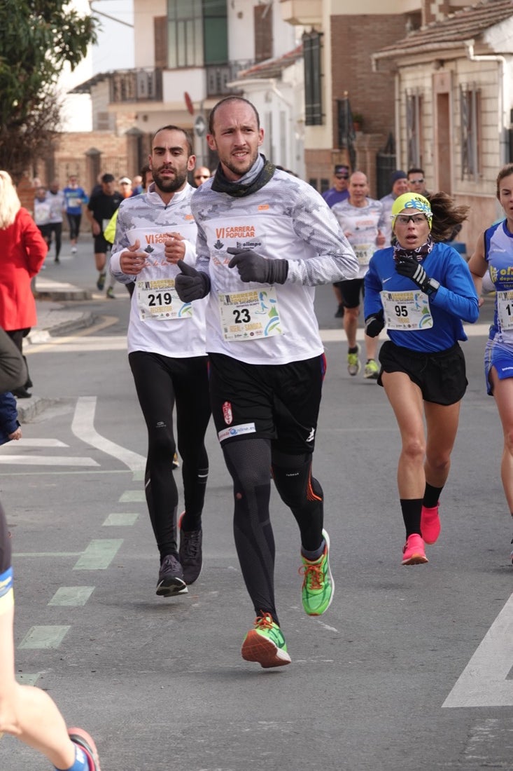 Un recorrido de 7 kilómetros en la categoría absoluta que transcurrió entre secaderos. Este año volvió a haber una categoría para senderistas de 5 kilómetros.