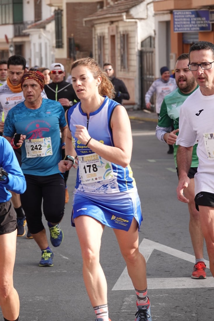 Un recorrido de 7 kilómetros en la categoría absoluta que transcurrió entre secaderos. Este año volvió a haber una categoría para senderistas de 5 kilómetros.