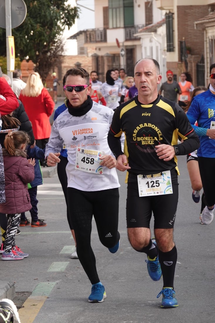 Un recorrido de 7 kilómetros en la categoría absoluta que transcurrió entre secaderos. Este año volvió a haber una categoría para senderistas de 5 kilómetros.